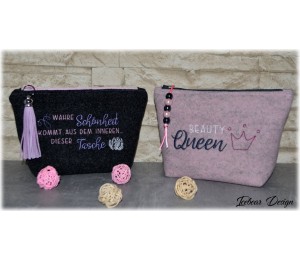 Stickserie ITH - Tasche Make up